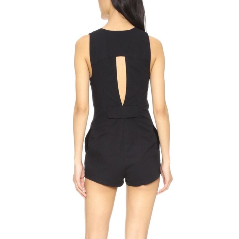 Free people daisy romper with bow - Picture 2 of 5